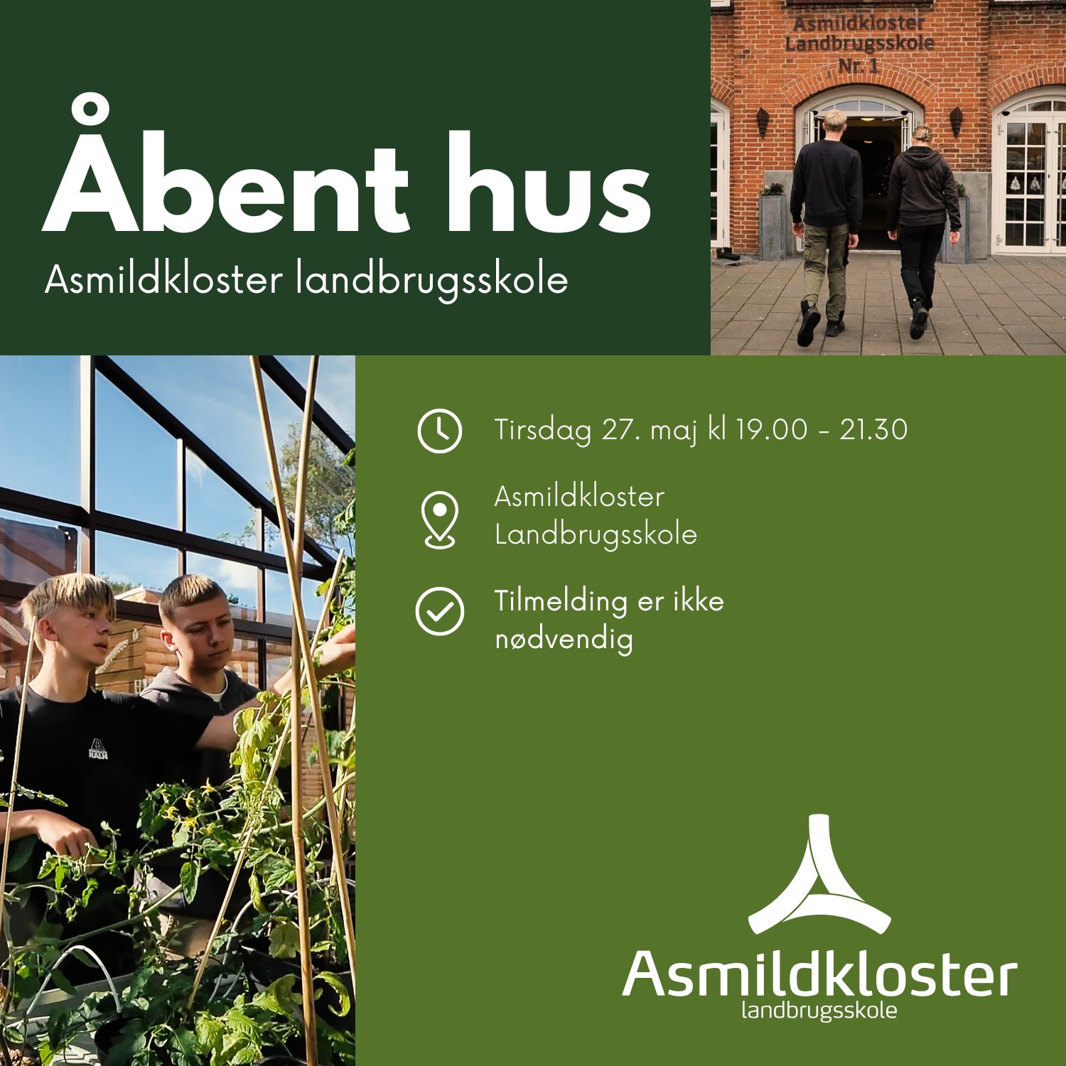 Åbent hus på Asmildkloster 27. maj 2025